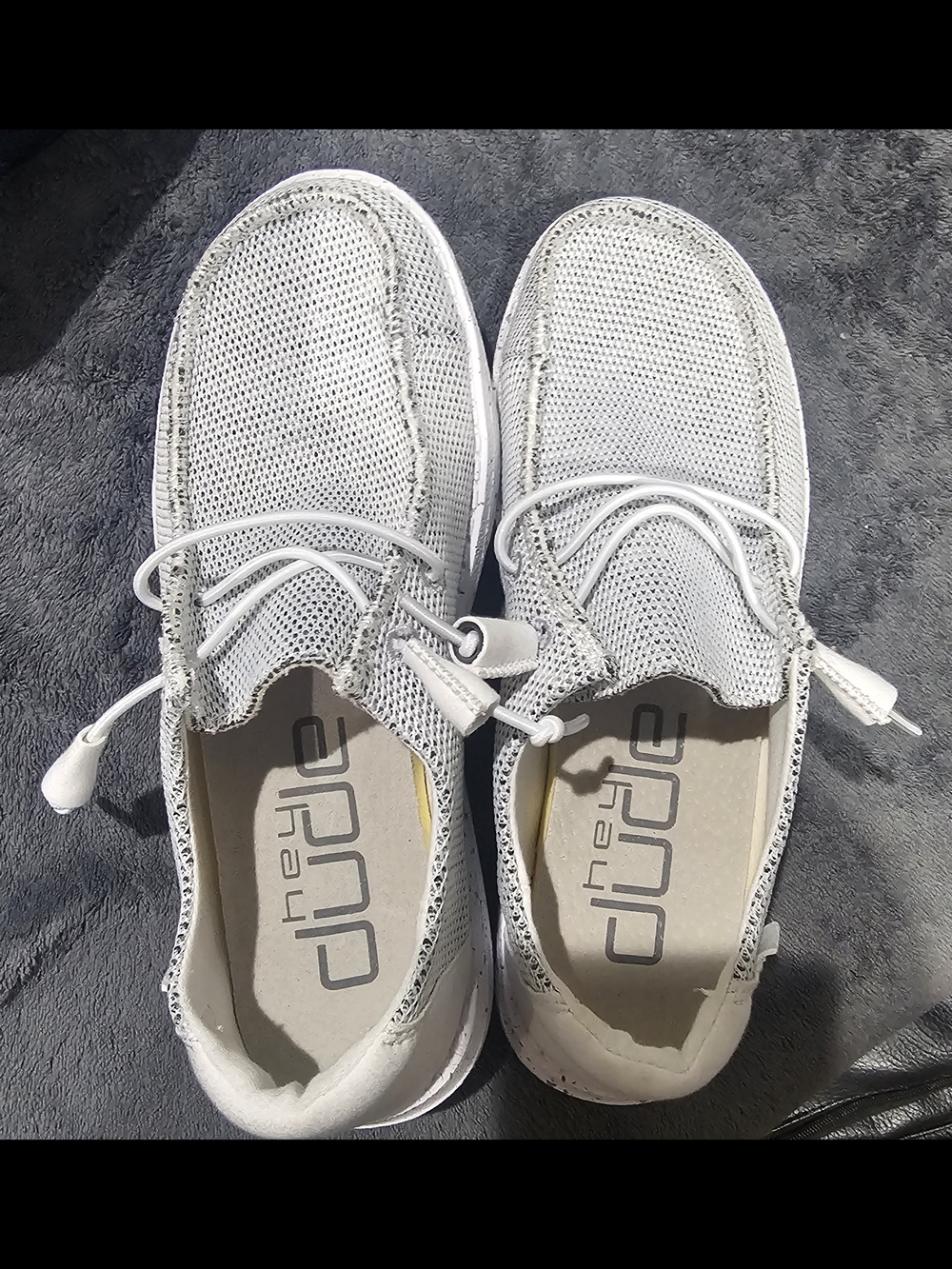 Hey Dude Wally Free Knit Slip-On Sneakers in Light Gray